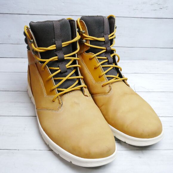 Timberland Men's Size 11.5 Graydon Mid Lace Up Wheat Sneaker Boot A10EA -READ- - Picture 2 of 14